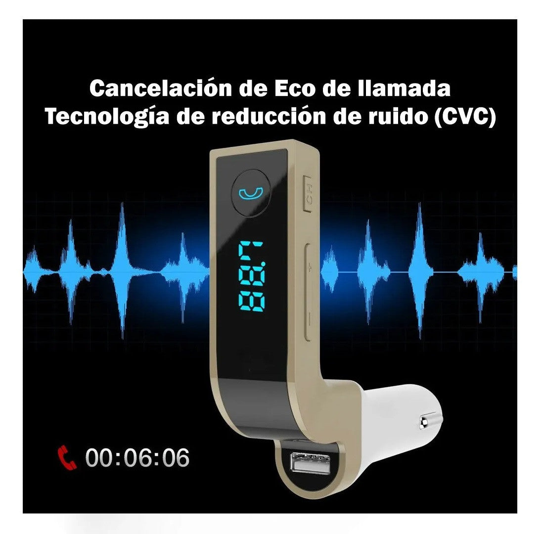 TRANSMISSOR CARRO CARG 7 USB AUX BLUETOOTH