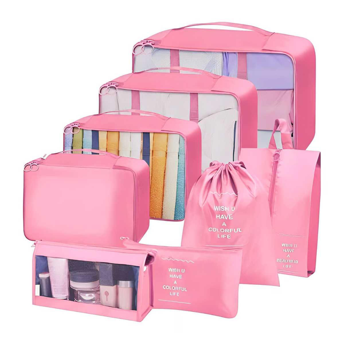 BOLSA DE VIAJE X8 PIEZAS EXTRAFUERTE
